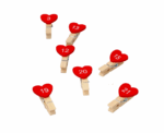 Pegs Heart with 24 numbers - Image 