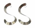 Handcrafted Brass Spiral Earrings - Image 