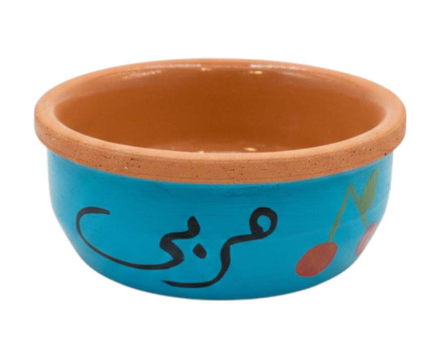 AMIR_11 Handpainted Jam Clay Bowl - Image 1