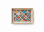 Artistic Wooden Tray - Image 