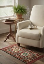 Red Turkish Rug - Image 