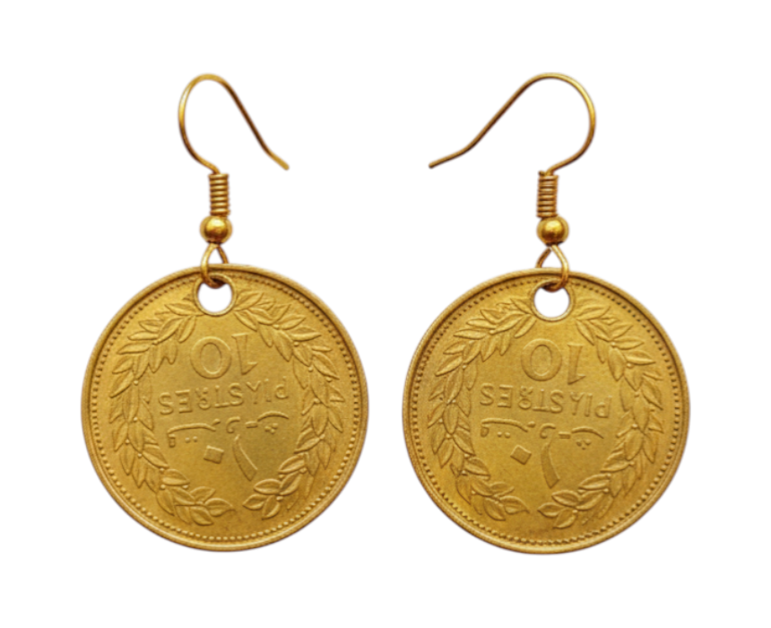 AMIR_49 Lebanese Coin Earring - Image 1