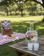 Oil Painted Lebanese Carafe - Image 