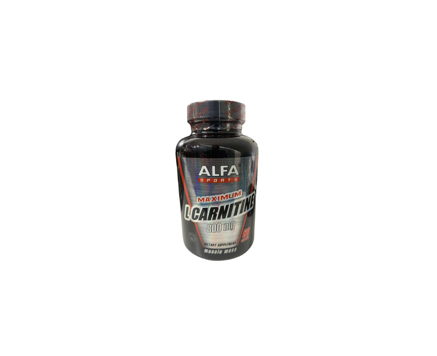 Alfa Vitamins L Carnitine 800Mg 60 capsules Alfa Vitamins L Carnitine 800Mg 60 capsules - Image 1