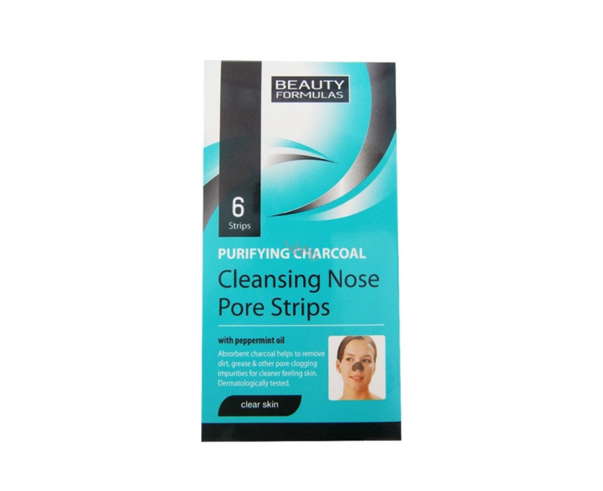Beauty Formulas Cleansing Nose Strips Charcoal 6 Pieces Beauty Formulas Cleansing Nose Strips Charcoal 6 Pieces - Image 1
