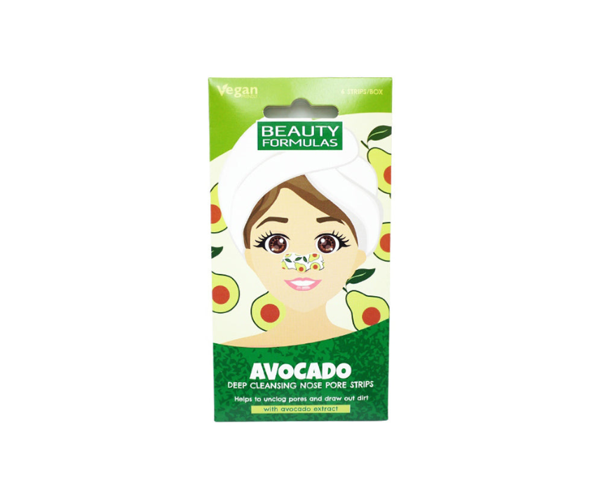 Beauty Formulas Nose Strips Avocado 6 Pieces Beauty Formulas Nose Strips Avocado 6 Pieces - Image 1