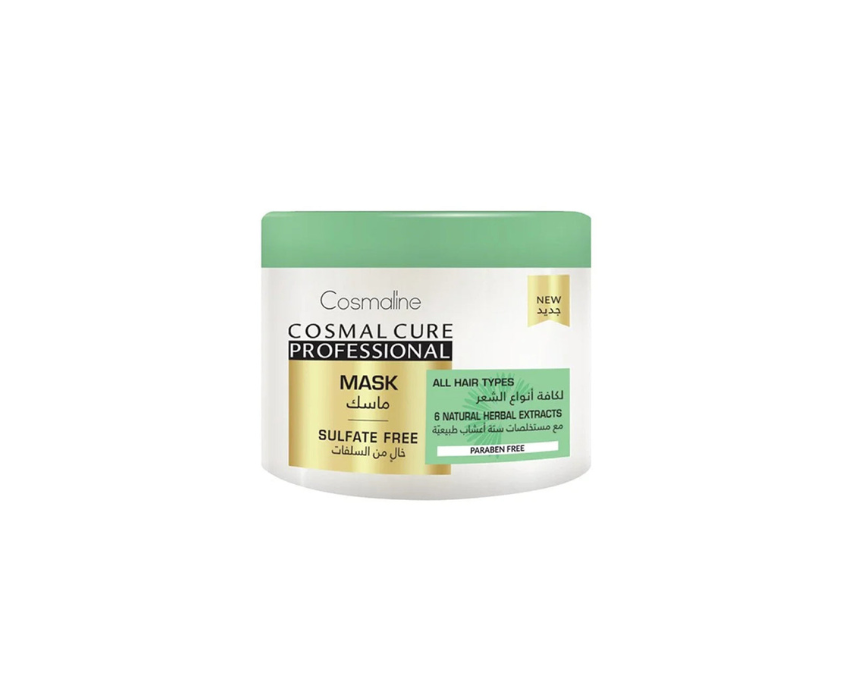 Cosmal Cure Hair Mask Sulfate Free 450 ml Cosmal Cure Hair Mask Sulfate Free 450 ml - Image 1