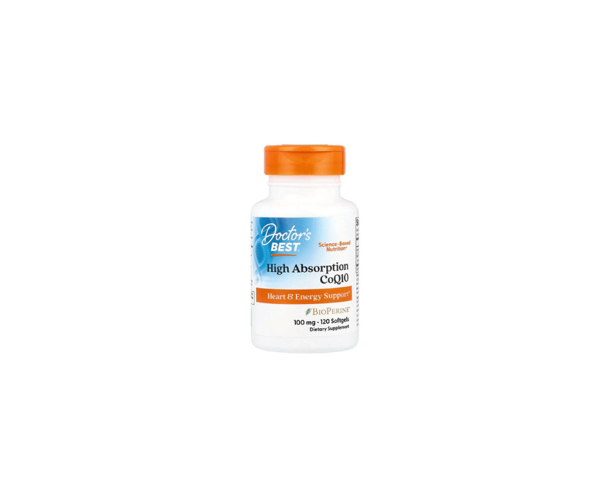 Doctors Best High Absorption Coq10 100Mg 120 capsules Doctors Best High Absorption Coq10 100Mg 120 capsules - Image 1