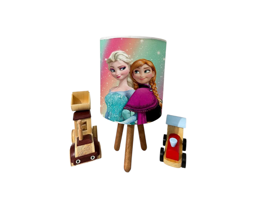 Elsa Anna Patterned lamp desk Elsa Anna Kids Desk Lamp - Image 1
