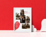 A4 White Valentine Frame - Image 