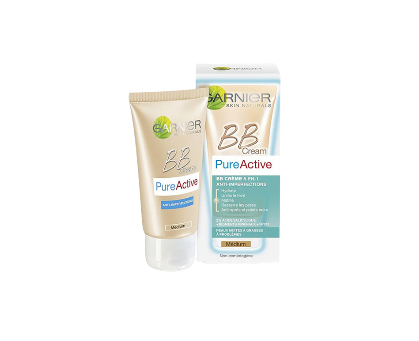 Garnier Pure Active Bb Cream 5In1 Medium 50 ml Garnier Pure Active Bb Cream 5In1 Medium 50 ml - Image 1