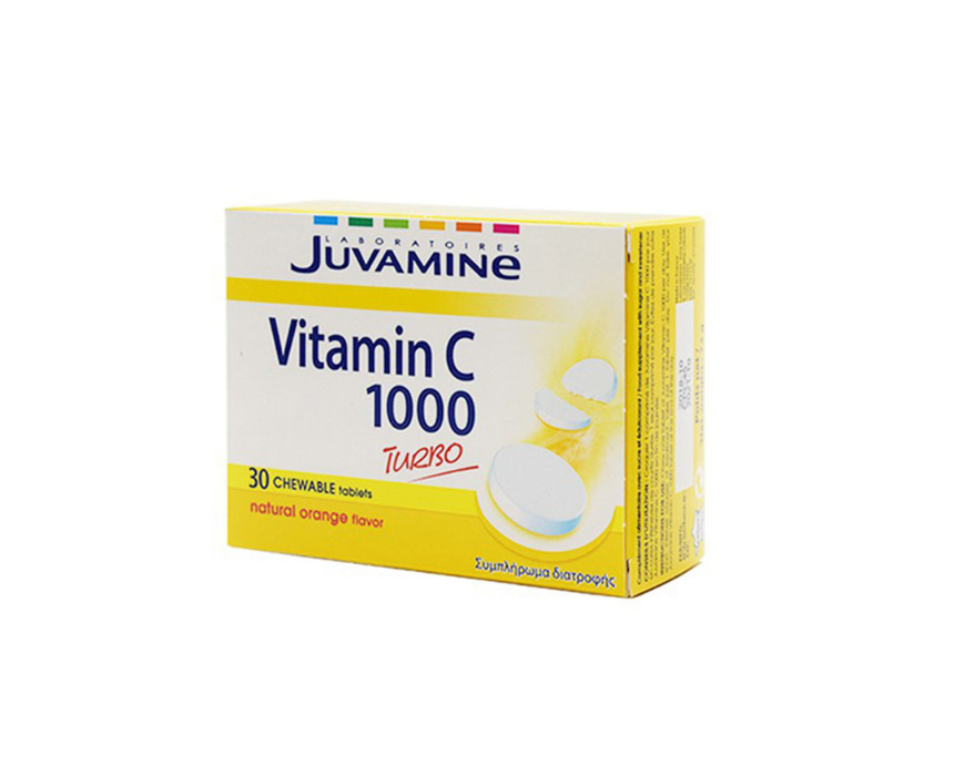 Juvamine Vitc 1000 A Croquer 30 Pieces Juvamine Vitc 1000 A Croquer 30 Pieces - Image 1