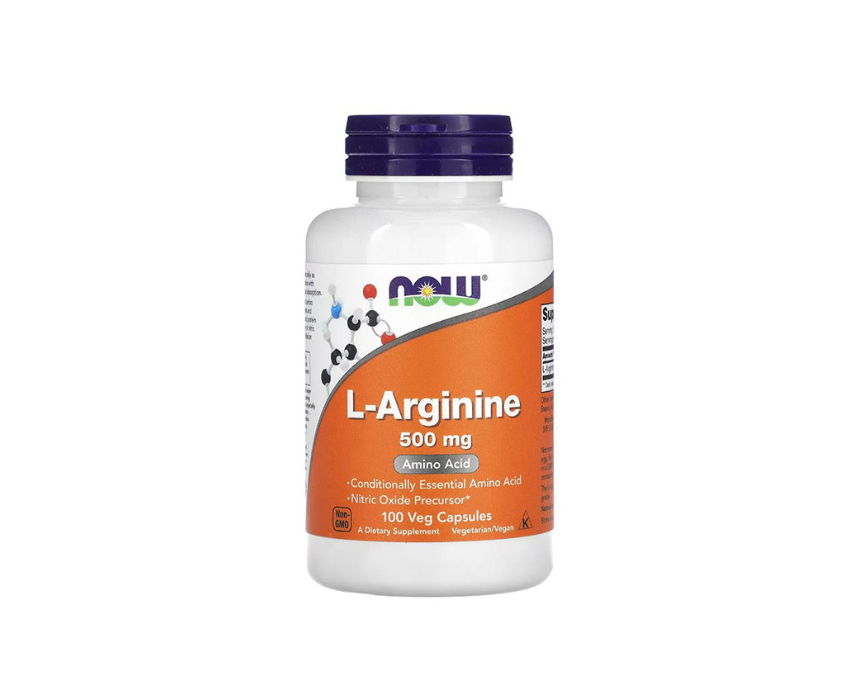 Now L Arginine 500Mg 100 Capsules Now L Arginine 500Mg 100 Capsules - Image 1