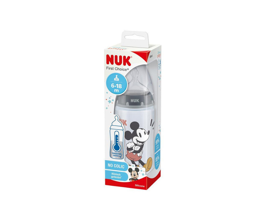 Nuk Milk Bottle Mickey (6-18 M) 300 ml Nuk Milk Bottle Mickey (6-18 M) 300 ml - Image 1