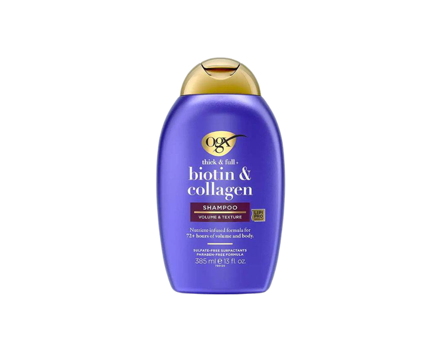 Ogx Shampoo Biotin & Collagen Volumising 385 ml Ogx Shampoo Biotin and Collagen Volumising 385 ml - Image 1