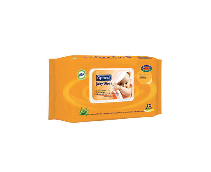 Optimal Baby Wipes Orange 073 72 Pieces Optimal Baby Wipes Orange 073 72 Pieces - Image 1