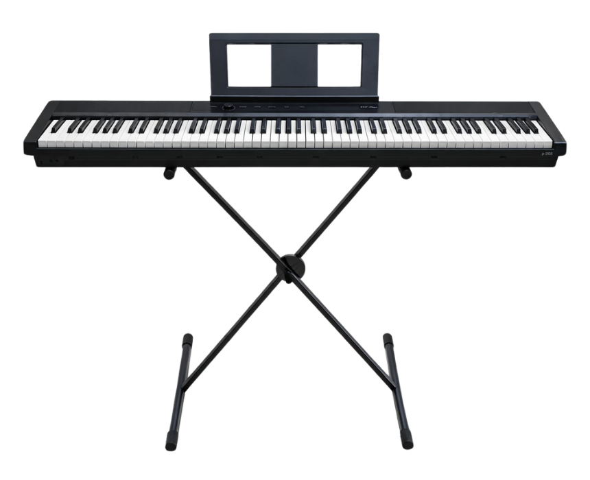 P-205 Digital Piano with X-Stand and Pedal P-205 Digital Piano with X-Stand and Pedal - Image 1