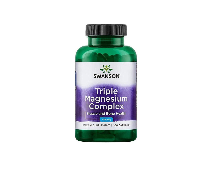 Swanson Triple Magnesium Complex 400Mg 10 Capsules Swanson Triple Magnesium Complex 400Mg 10 Capsules - Image 1