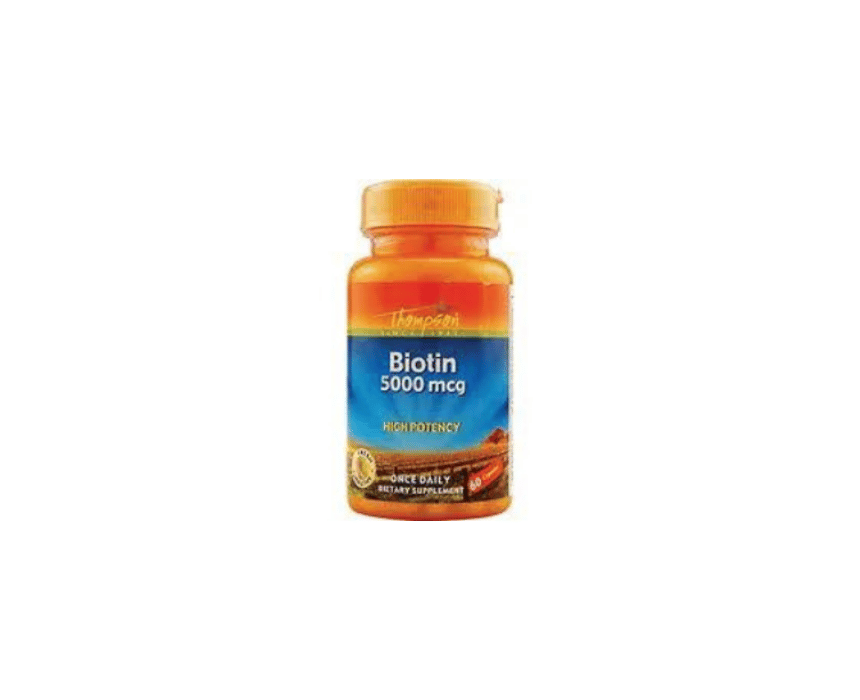 Thompson Biotin 5000mcg 60 capsules Thompson Biotin 5000mcg 60 capsules - Image 1