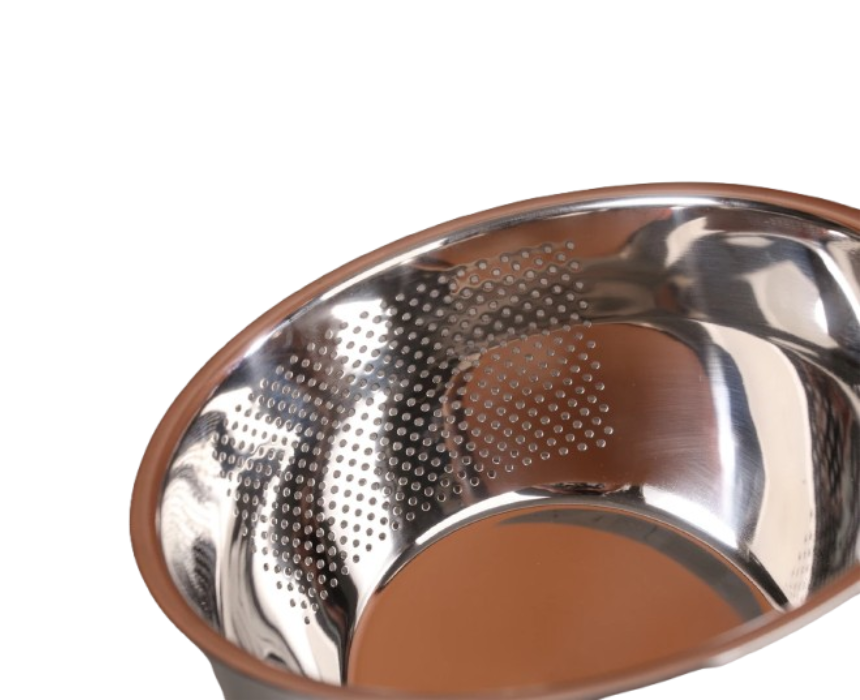 Untitled design (16) Stainless Steel Strainer Bowl - Image 1