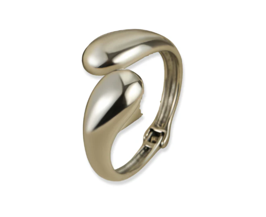 Untitled design (18) Silver Knot Bangle - Image 1