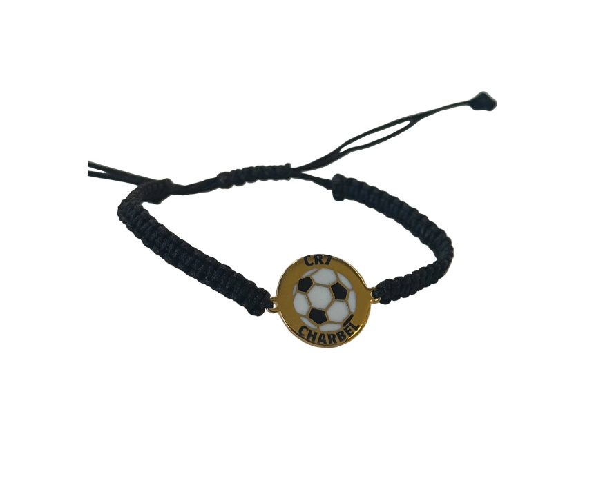 Untitled design (19) Football Enamel Bracelet - Image 1