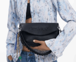 Desigual Rabat Logo 3D Bag in Black - Image 
