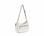 Guess Noelle Saffiano Shoulder Bag in White - Image 
