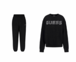 Guess Rhinestone Logo Set in Black - Image 
