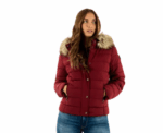 Only ONLNEWLUNA Quilted Jacket in Red - Image 