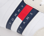Tommy Hilfiger Multi Textured Sneakers in White - Image 