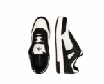 Calvin Klein Leather Sneakers in Black and White - Image 