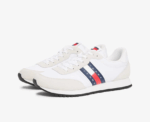 Tommy Hilfiger Multi Textured Sneakers in White - Image 