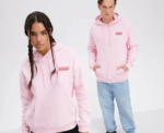 YOURTURN UNISEX Hoodie in Pink - Image 