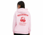YOURTURN UNISEX Hoodie in Pink - Image 