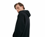 YOURTURN UNISEX Hoodie in Black - Image 