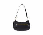 Guess Noelle Saffiano Shoulder Bag in Black - Image 