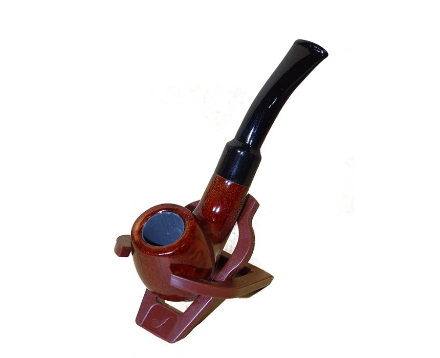 Untitled design Classic Wooden Pipe Solid Surface - Image 1