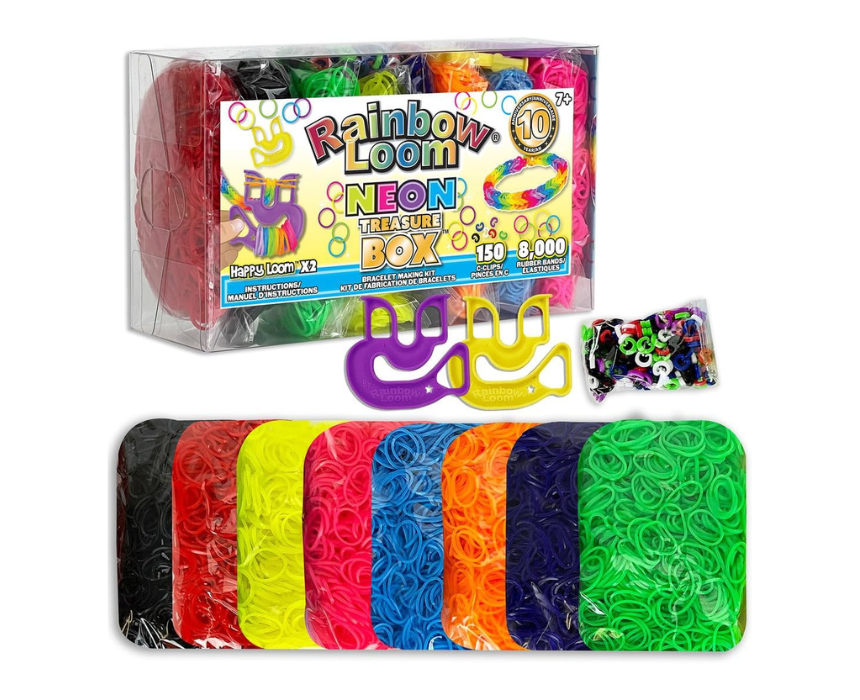 Untitled design (40) Rainbow Loom Treasure Box Neon - Image 1