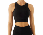 Medium Support Sports Bra Black (Women) - Image 