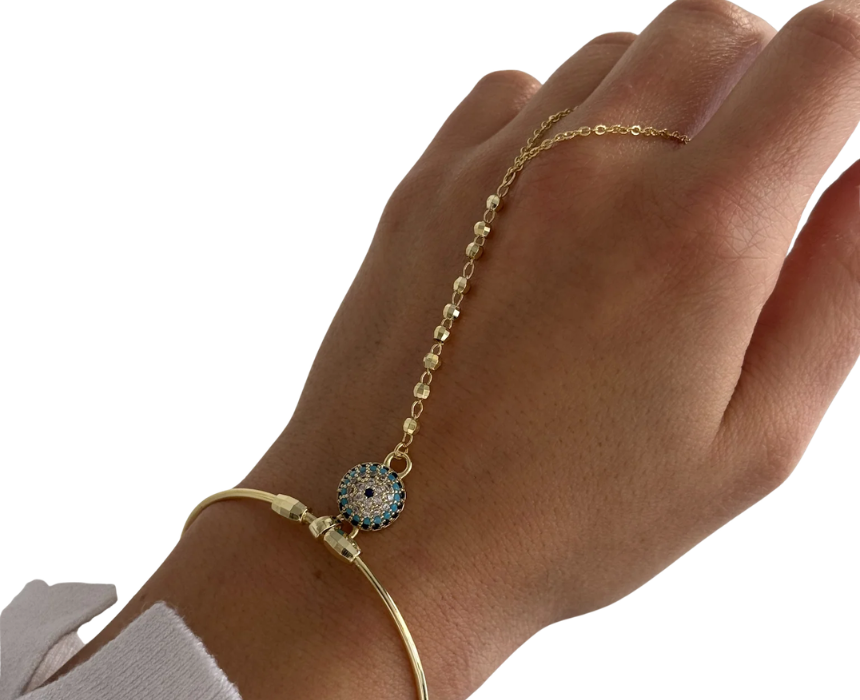 Untitled design Chain ring Bracelet - Image 1