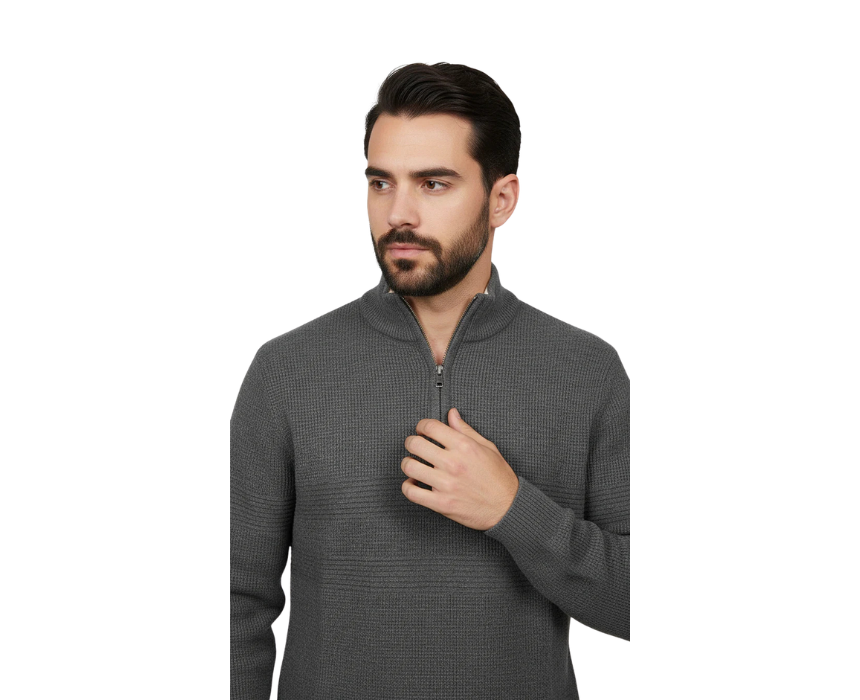 Untitled design Half Zip Sweater - Image 1