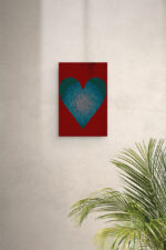 Burgundy Heart - Image 