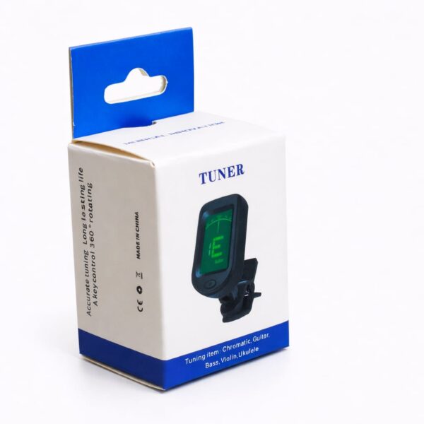 Clip-On Chromatic Tuner – Guitar, Bass, Violin & Ukulele