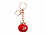 Chic Apple Charm Keychain - Image 