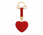 Sparkling Heart Charm Keychain - Image 
