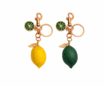 Citrus Lemon Charm Keychain - Image 