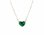 Heart World Enamel Necklace - Image 