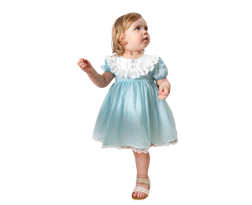 1 Baby Aurora Dress 9M-3Y - Image 1