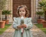 Mint Lace Dress 2-6y - Image 